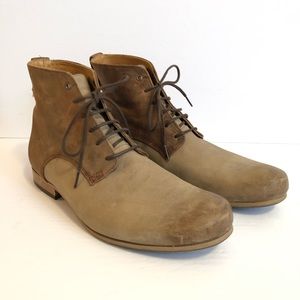 John Fluevog Men's Radio PLR Lace-Up Boot 10.5